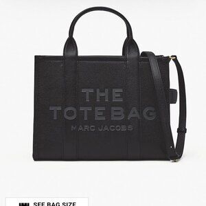 Brand new never used marc jacobs LEATHER medium size the tote bag